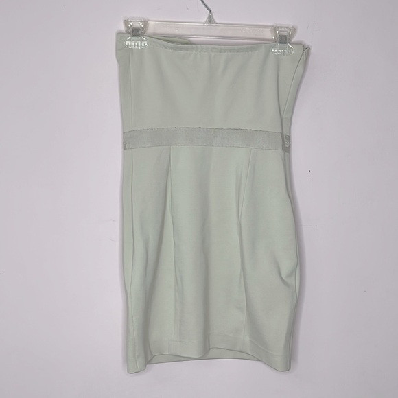 🆕 ARMANI EXCHANGE Strapless Tube Dress with mesh panel detail Size 0 - Picture 6 of 10